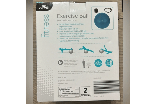 Exercise Guide for Crane Exercise Ball