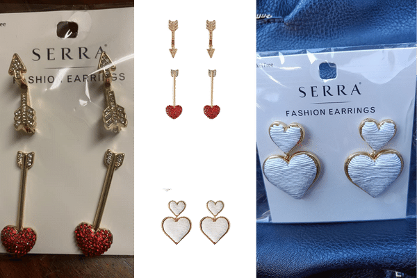 Cute Serra Valentine’s Day Earrings are back at ALDI