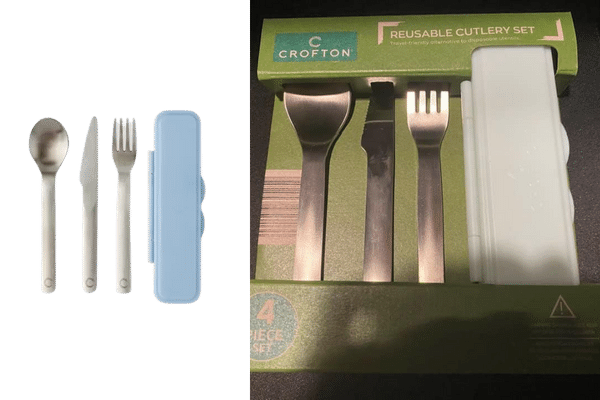 Aldi Introduces Personal Crofton Reusable Cutlery Set 