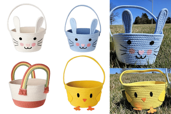 Cute Huntington Home Character Rope Easter Basket are Coming to ALDI