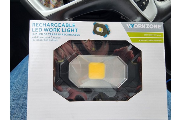 WORKZONE Rechargeable LED Work Light